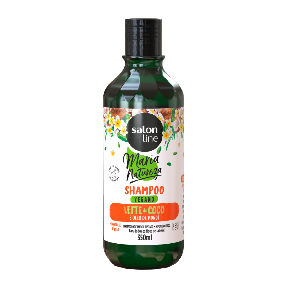 SHAMPOO 350 ML – M NATURALEZA LECHE DE COCO /SIN SAL / VEGANO / LIBERADO