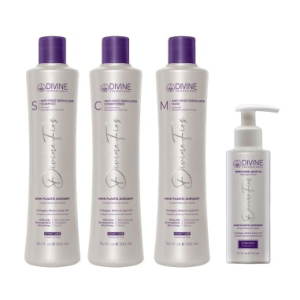 Tratamiento de hidratación para cabellos lisos y crespos DIVINE
