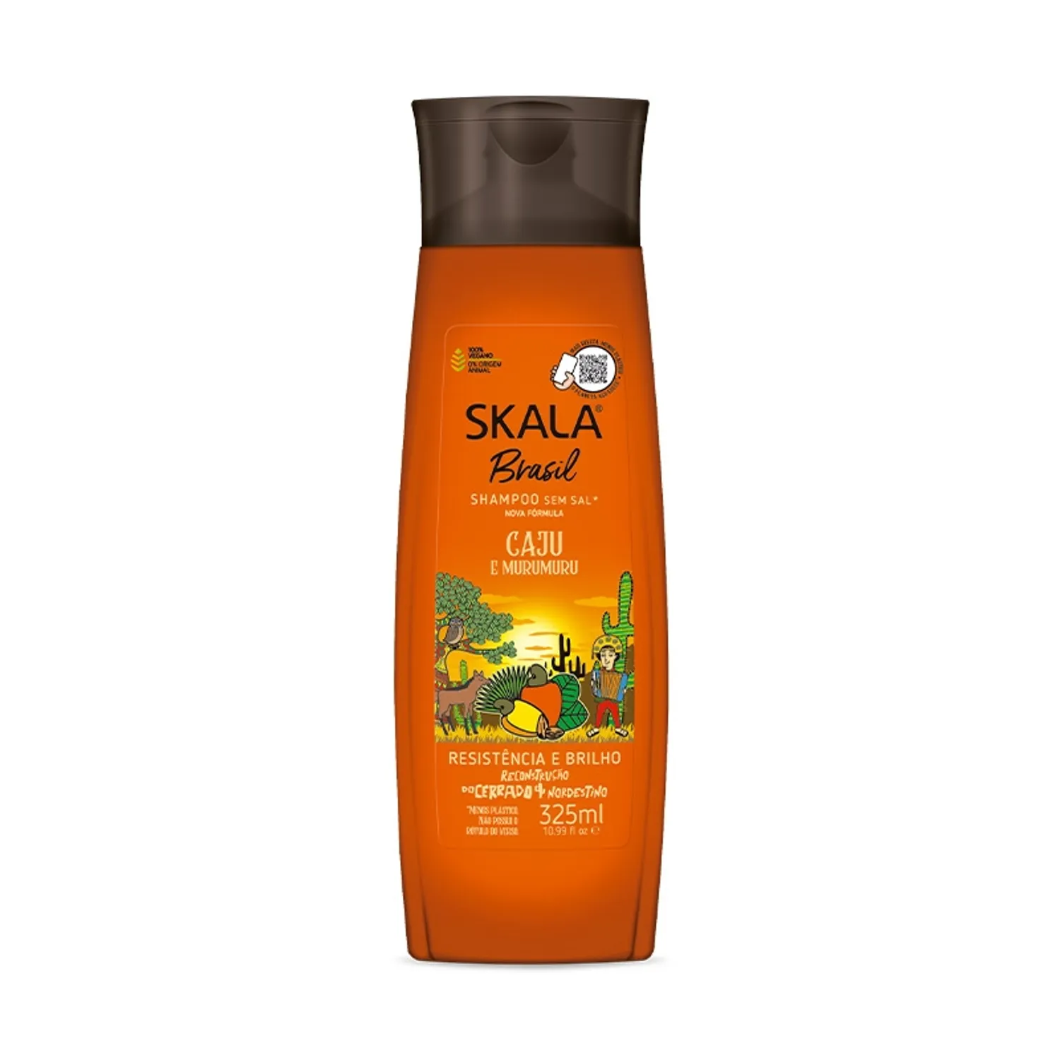 Shampoo De Caju Aporta Resistencia Y Brillo Skala 325 Ml